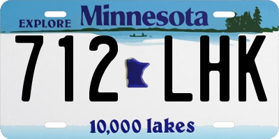 MN license plate 712LHK