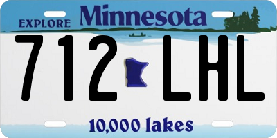 MN license plate 712LHL