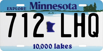 MN license plate 712LHQ