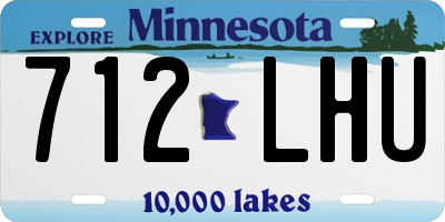 MN license plate 712LHU