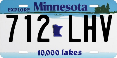 MN license plate 712LHV