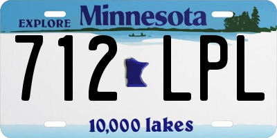 MN license plate 712LPL