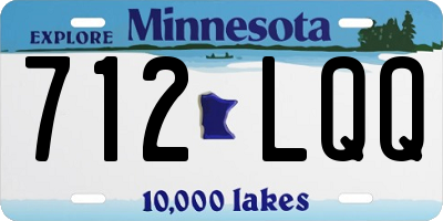 MN license plate 712LQQ