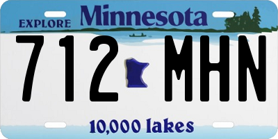 MN license plate 712MHN