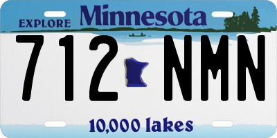 MN license plate 712NMN