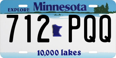 MN license plate 712PQQ