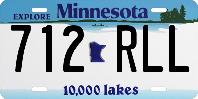 MN license plate 712RLL