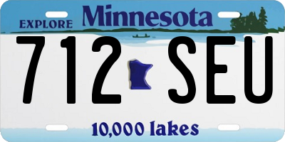MN license plate 712SEU