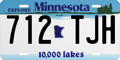 MN license plate 712TJH