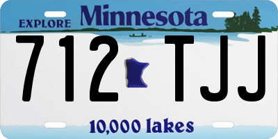 MN license plate 712TJJ