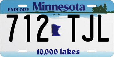 MN license plate 712TJL