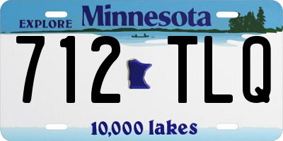 MN license plate 712TLQ