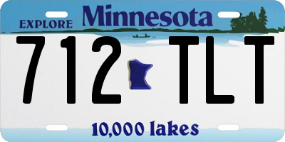 MN license plate 712TLT