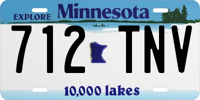 MN license plate 712TNV