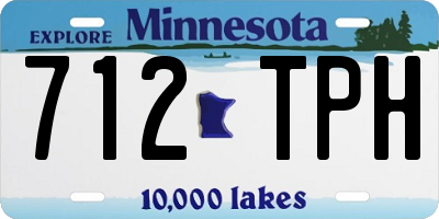 MN license plate 712TPH