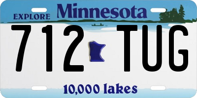 MN license plate 712TUG