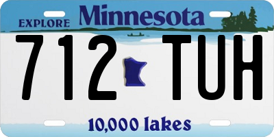 MN license plate 712TUH