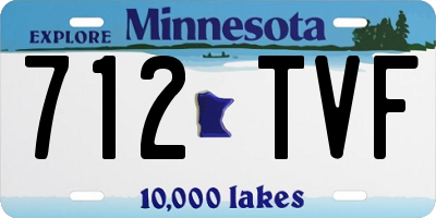 MN license plate 712TVF