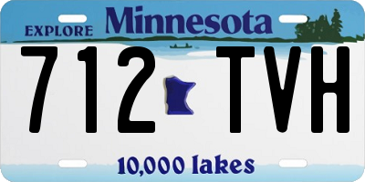 MN license plate 712TVH