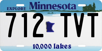 MN license plate 712TVT