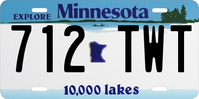MN license plate 712TWT