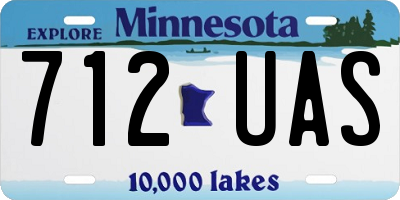 MN license plate 712UAS