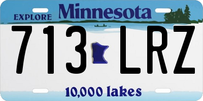 MN license plate 713LRZ
