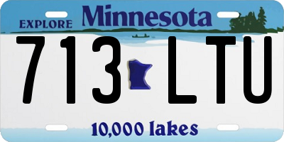 MN license plate 713LTU