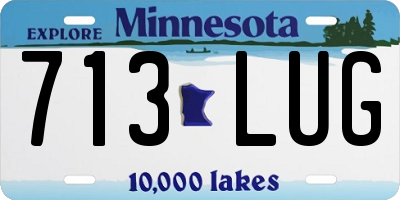 MN license plate 713LUG