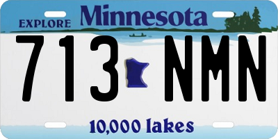 MN license plate 713NMN