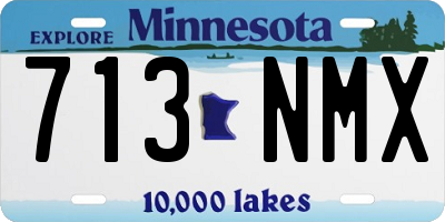 MN license plate 713NMX