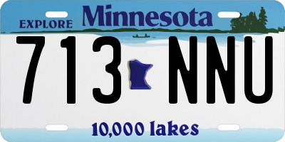 MN license plate 713NNU