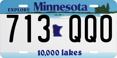 MN license plate 713QQO