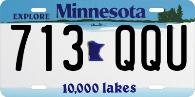 MN license plate 713QQU