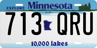MN license plate 713QRU