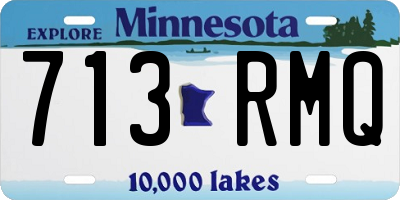 MN license plate 713RMQ