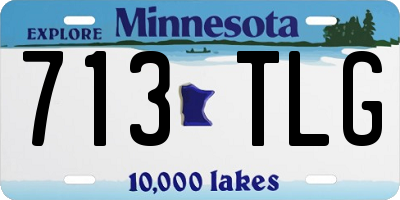 MN license plate 713TLG