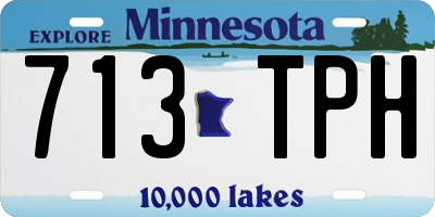 MN license plate 713TPH