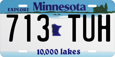 MN license plate 713TUH