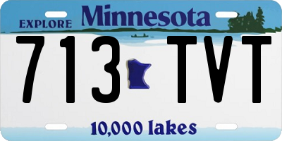 MN license plate 713TVT