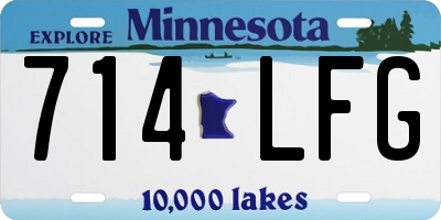 MN license plate 714LFG