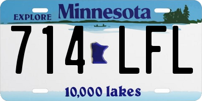 MN license plate 714LFL