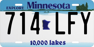 MN license plate 714LFY