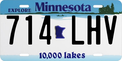 MN license plate 714LHV