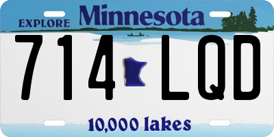 MN license plate 714LQD