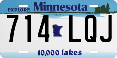 MN license plate 714LQJ