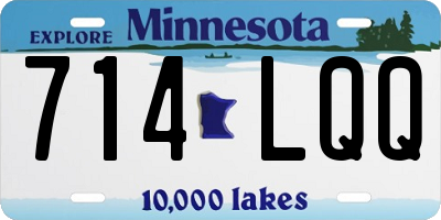 MN license plate 714LQQ