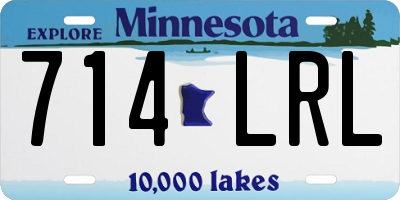 MN license plate 714LRL