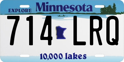 MN license plate 714LRQ