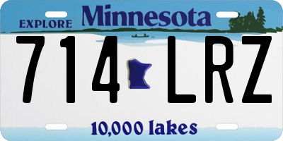 MN license plate 714LRZ